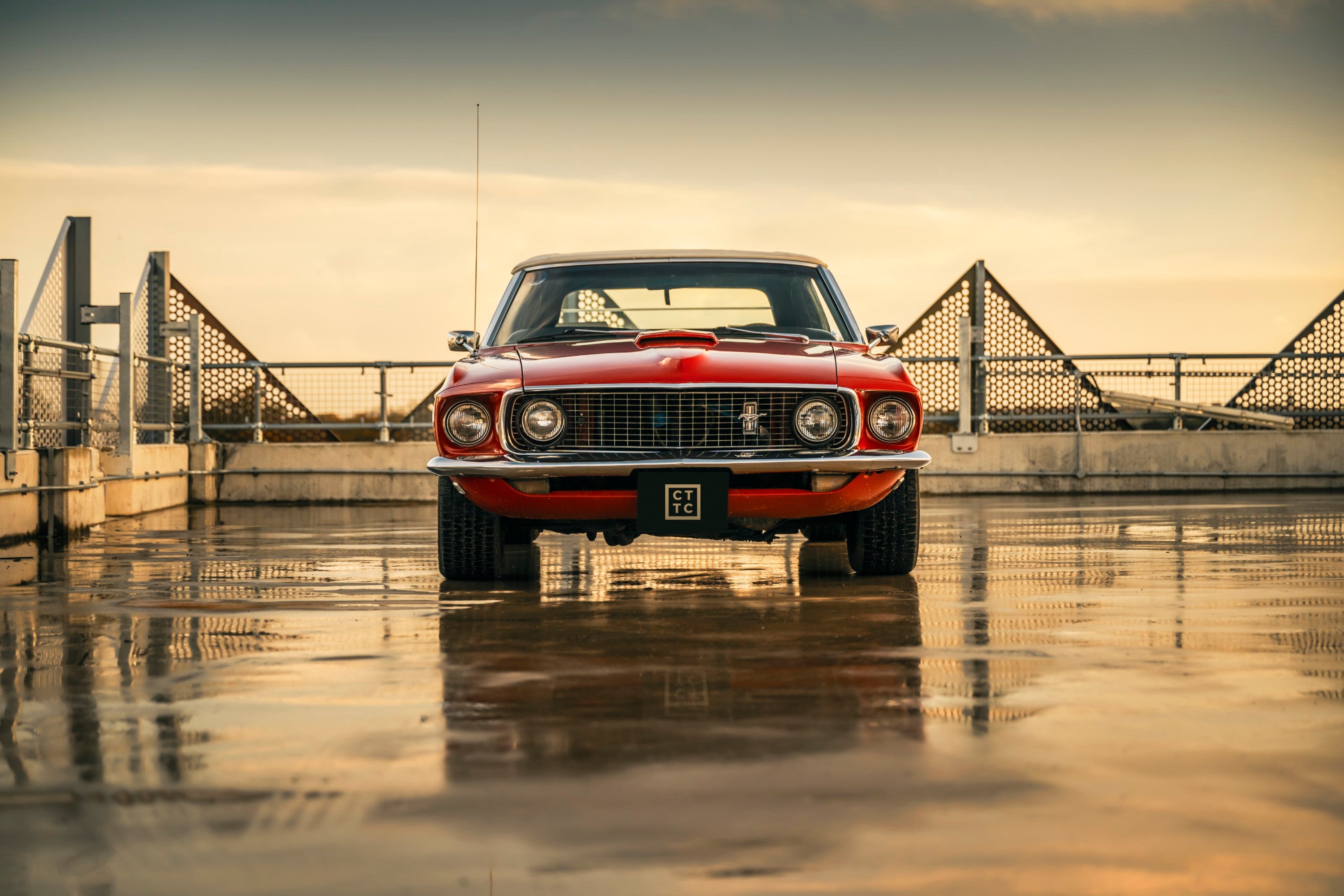 1969 ford mustang car hire london